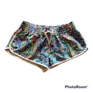 AZUL SWIMWEAR-AQUA JASMINE SWIM SHORTS-SIZE GIRLS 12
